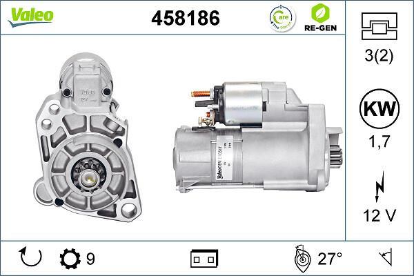 Démarreur VALEO ref. 458186