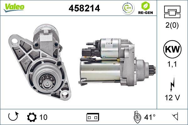 Démarreur VALEO ref. 458214