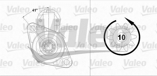 Démarreur VALEO ref. 458215