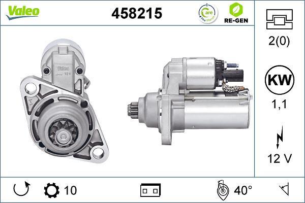 Démarreur VALEO ref. 458215