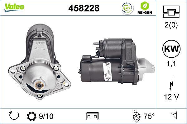 Démarreur VALEO ref. 458228