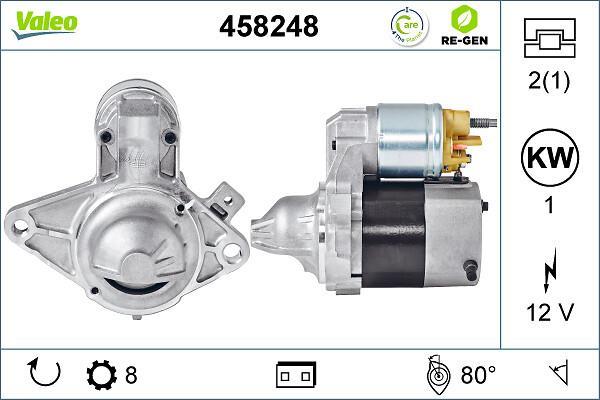 Démarreur VALEO 458248