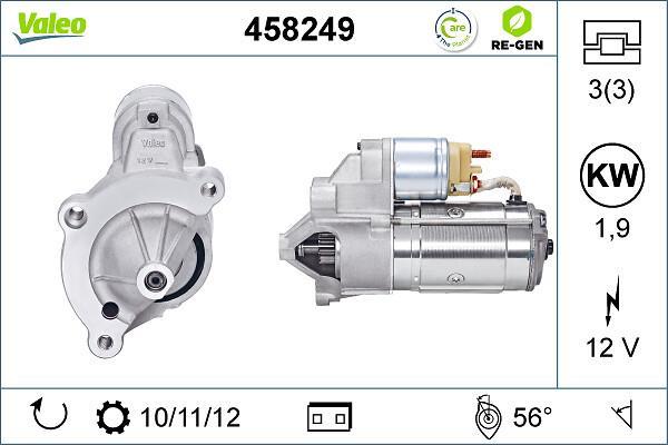 Démarreur VALEO 458249