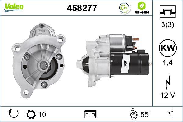Démarreur VALEO ref. 458277