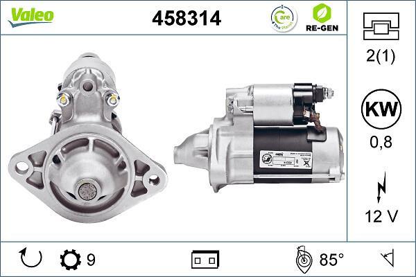 Démarreur VALEO 458314