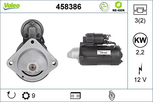 Démarreur VALEO 458386