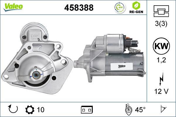 Démarreur VALEO ref. 458388