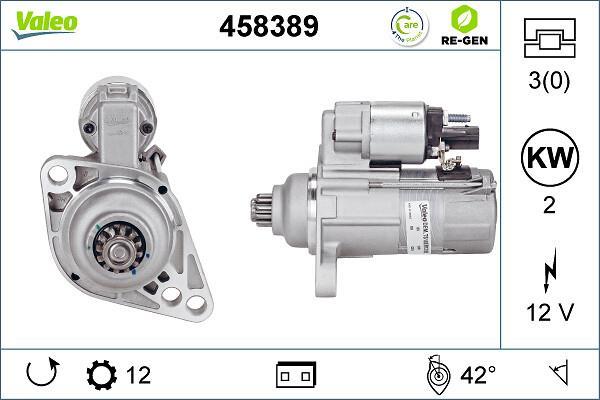 Démarreur VALEO 458389
