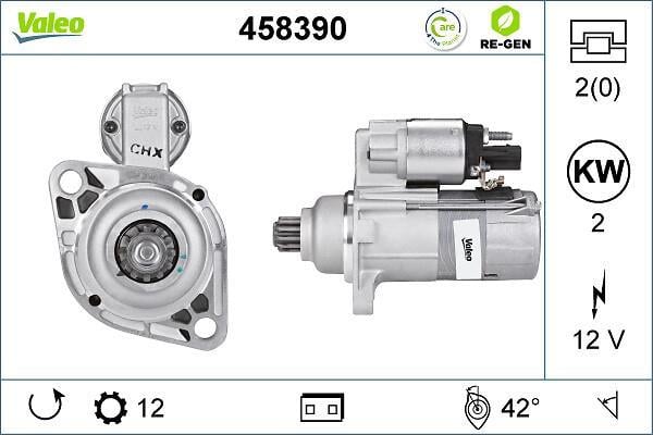 Démarreur VALEO 458390