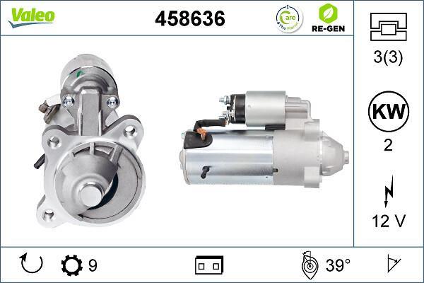 Démarreur VALEO 458636