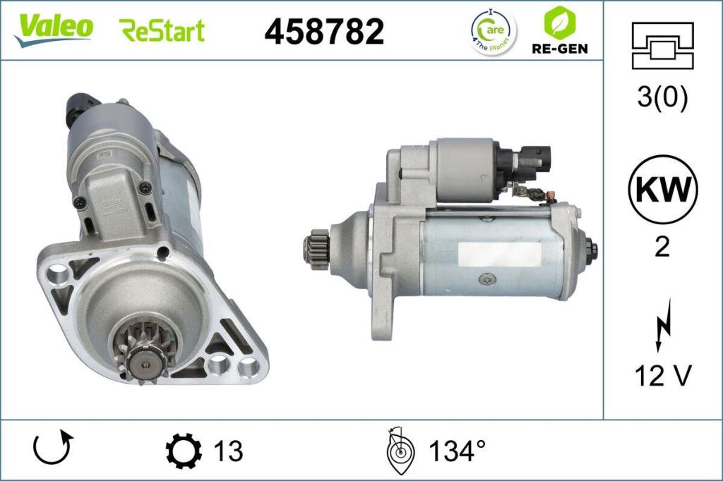 Arranque-Alternador VALEO ref. 458782
