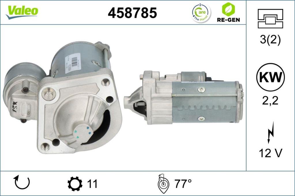 Démarreur VALEO ref. 458785