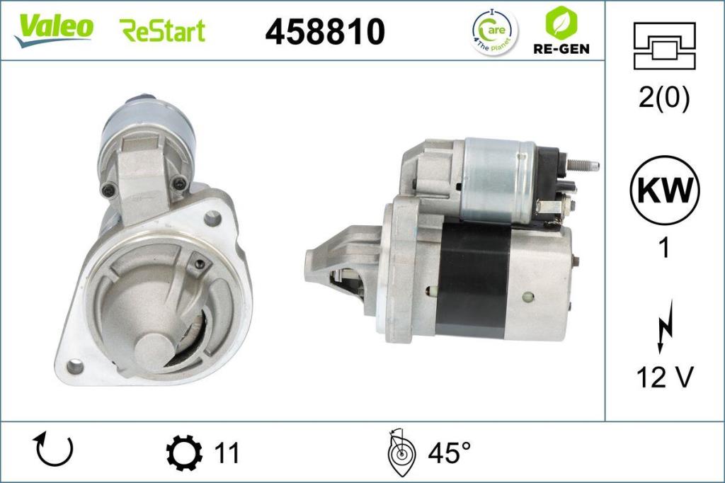 Démarreur VALEO 458810