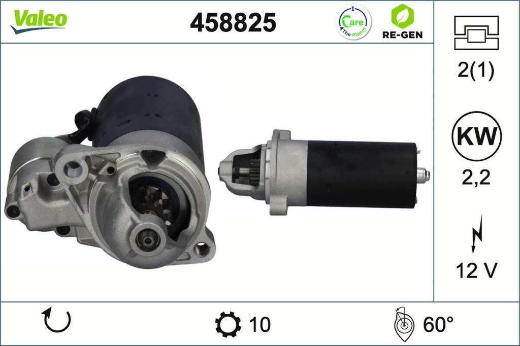 Démarreur VALEO ref. 458825