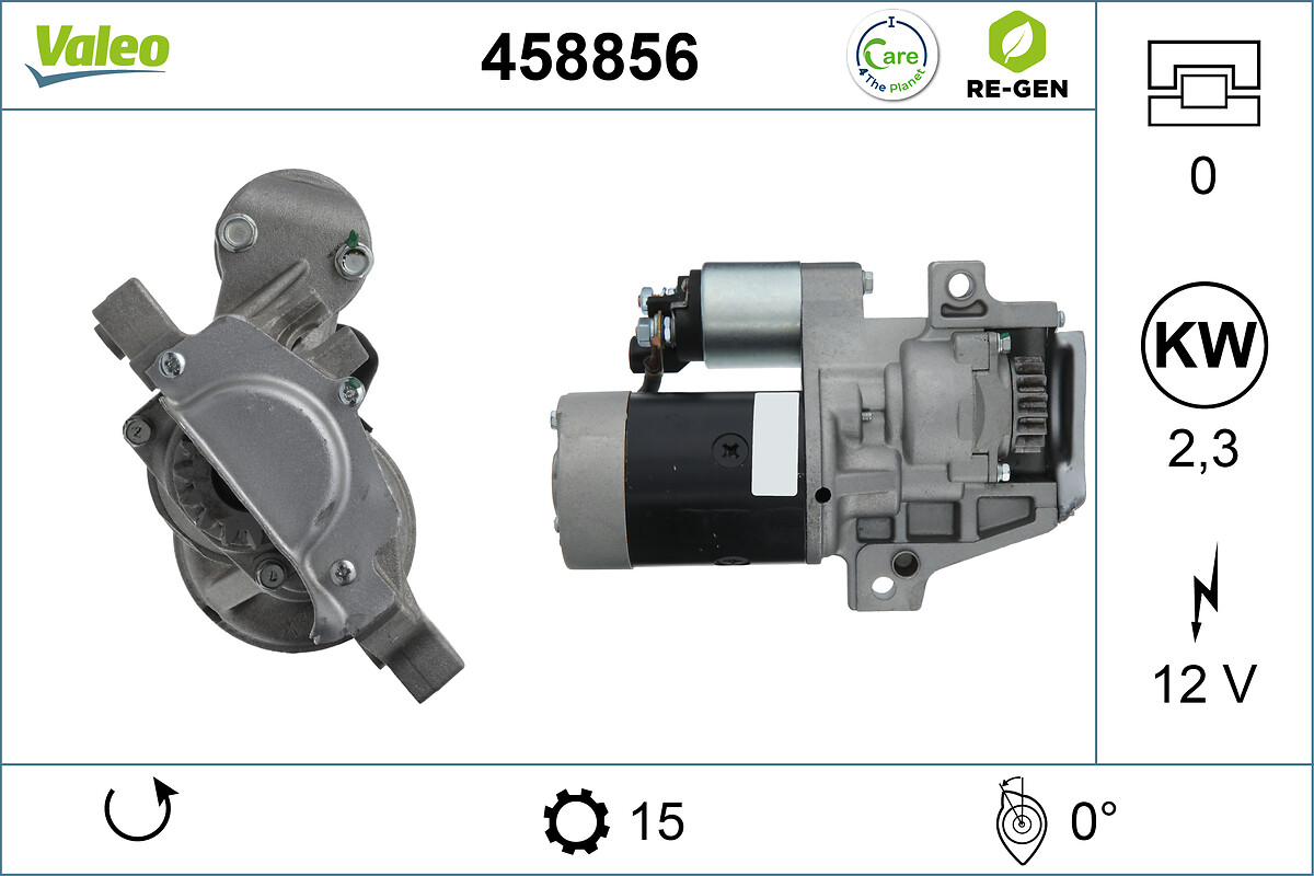 Motor de arranque VALEO ref. 458856
