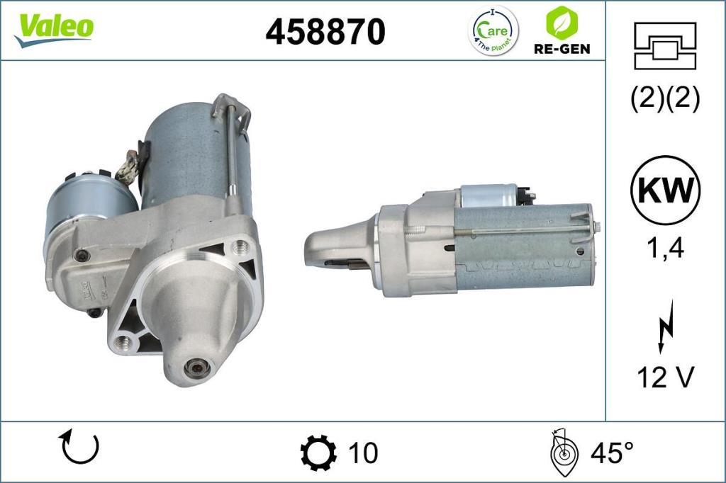 Démarreur VALEO 458870