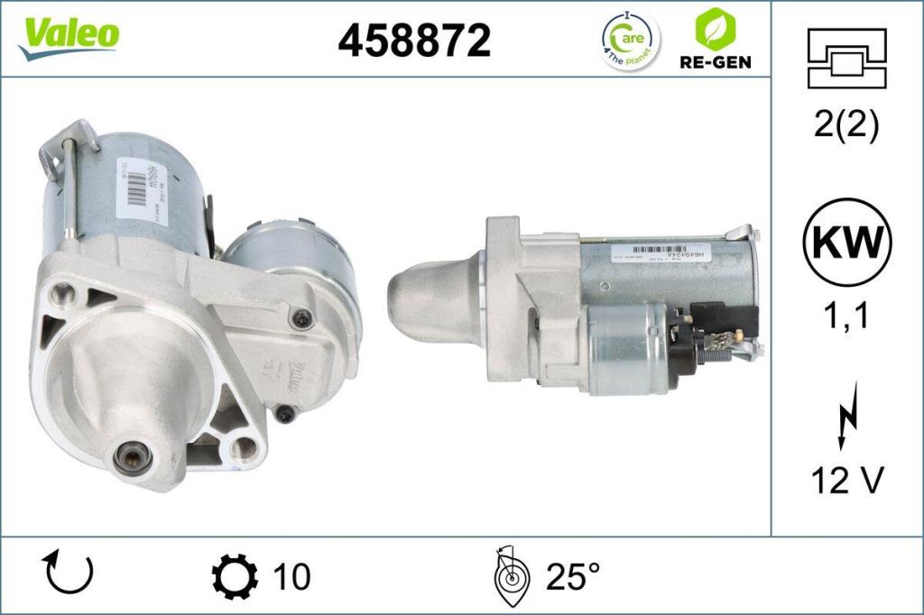 Démarreur VALEO 458872