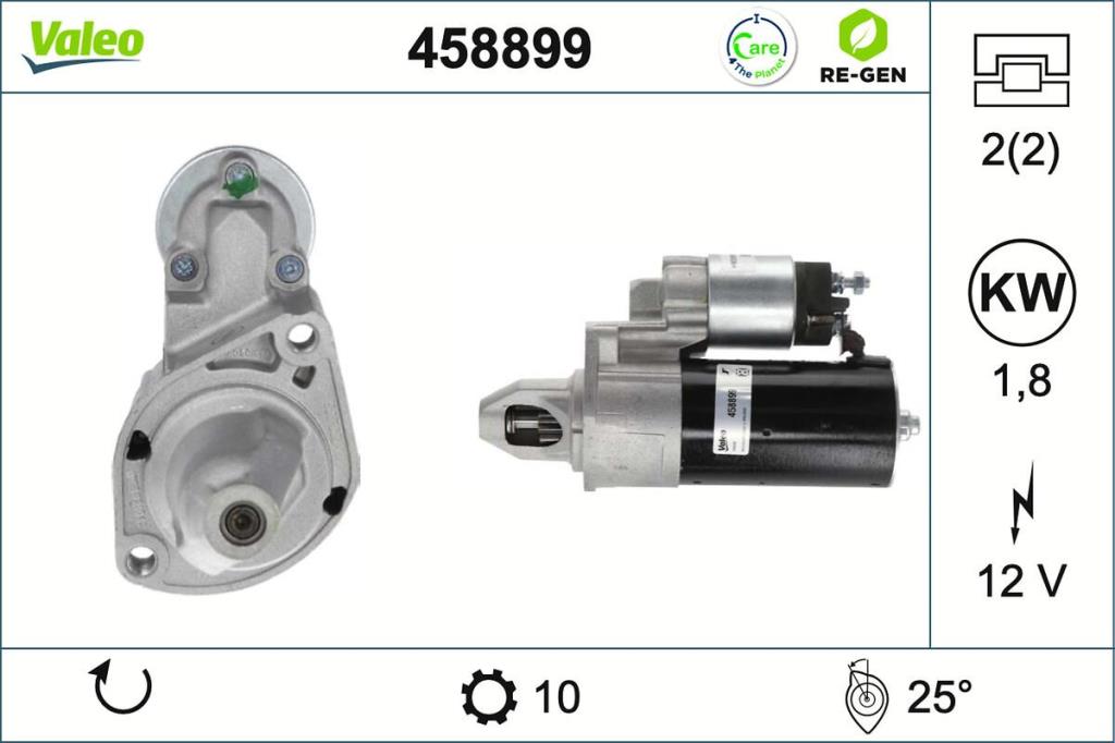 Démarreur VALEO ref. 458899