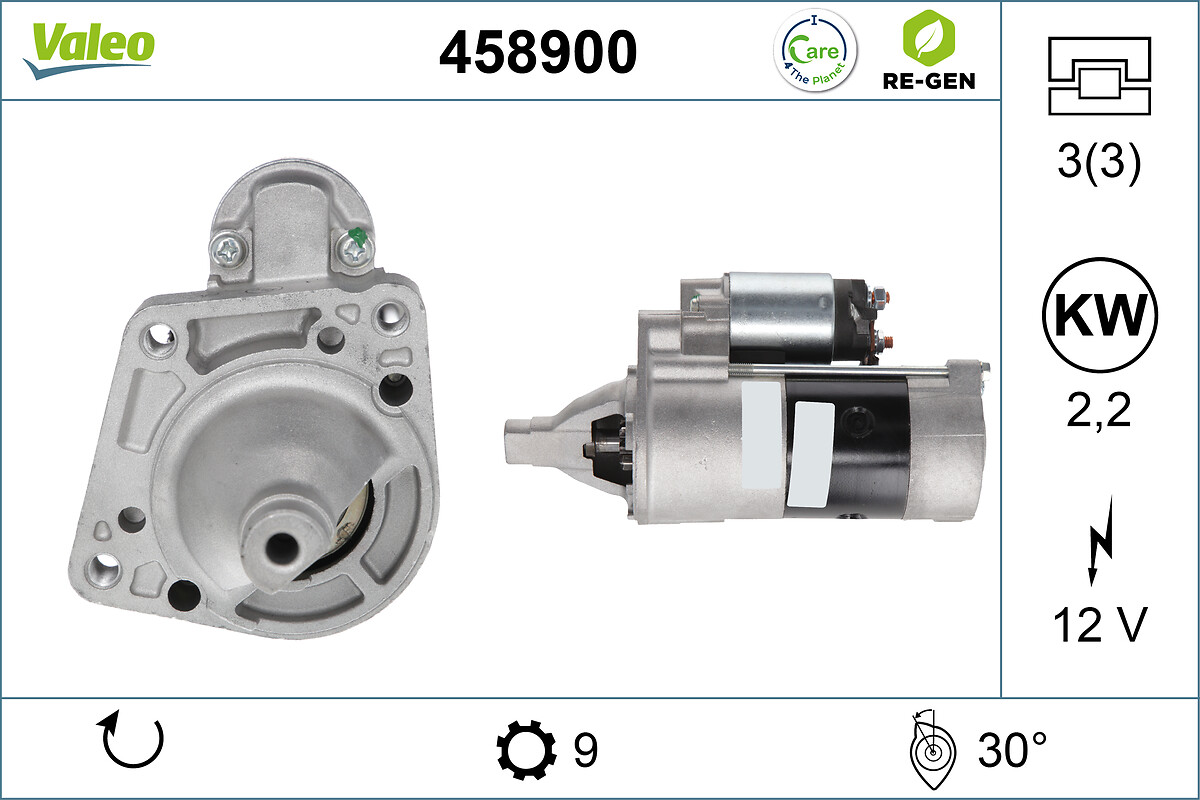 Démarreur VALEO ref. 458900