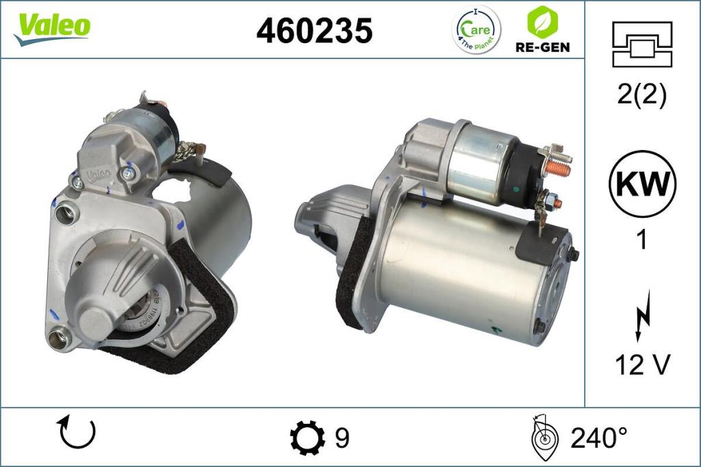 Démarreur VALEO ref. 460235