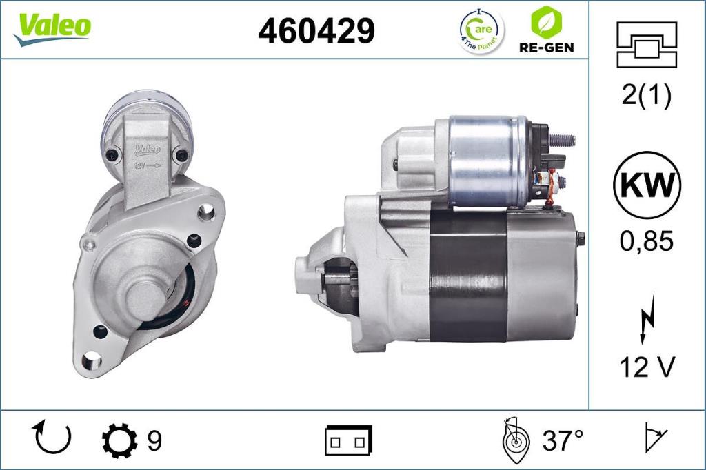 Démarreur VALEO ref. 460429