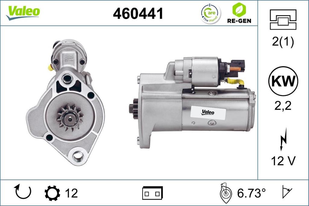 Démarreur VALEO ref. 460441