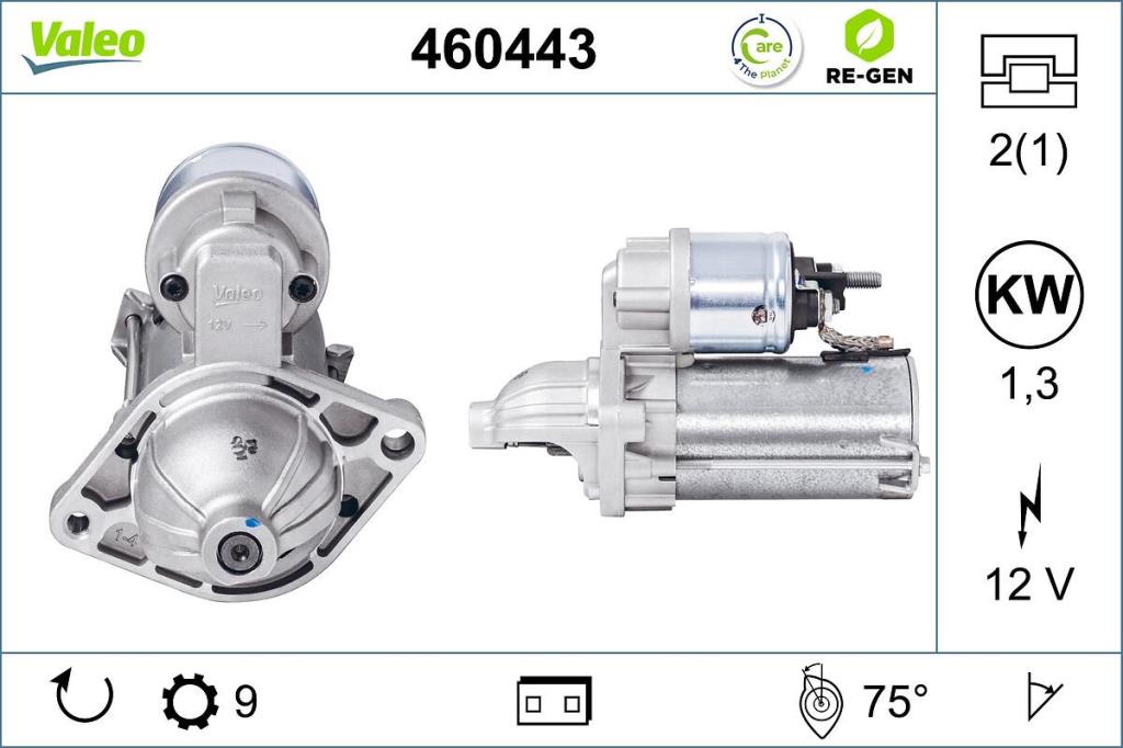 Démarreur VALEO ref. 460443