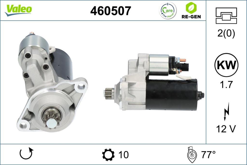 Démarreur VALEO ref. 460507
