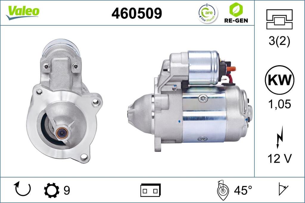 Démarreur VALEO ref. 460509