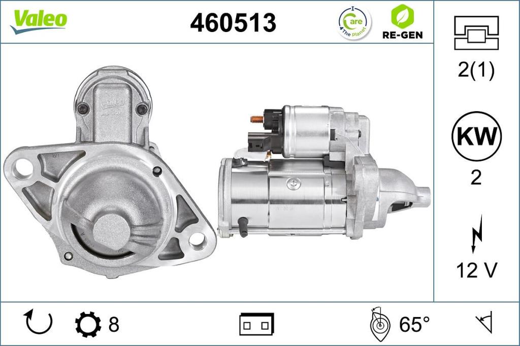 Démarreur VALEO ref. 460513