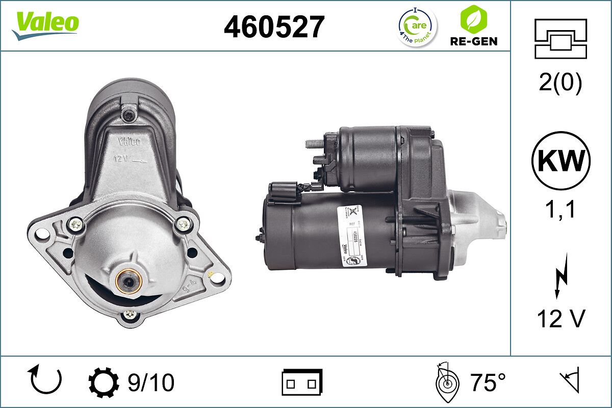 Démarreur VALEO ref. 460527