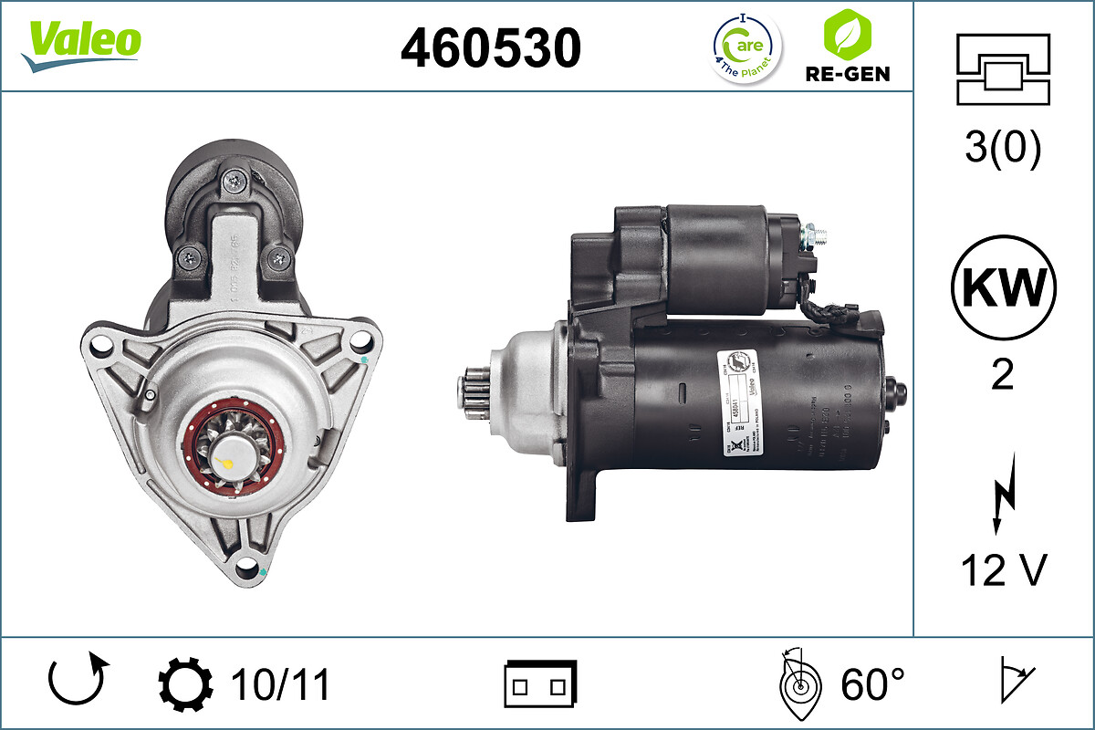 Démarreur VALEO ref. 460530