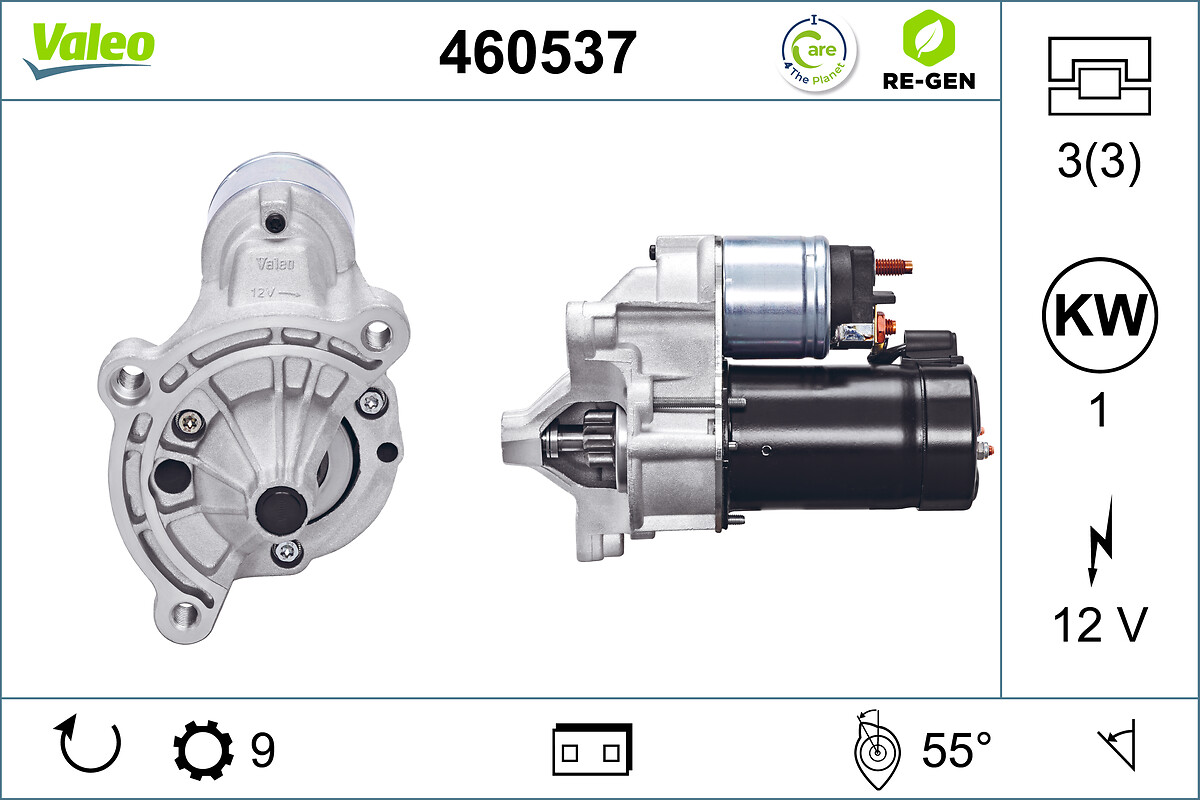 Motor de arranque (Arrancador) VALEO ref. 460537