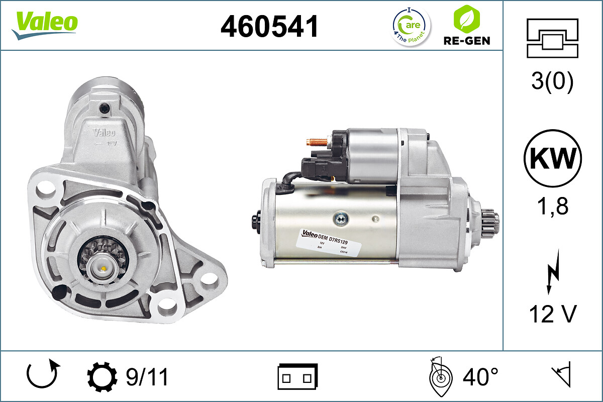 Démarreur VALEO ref. 460541