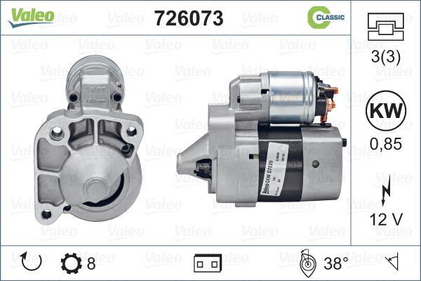 Démarreur VALEO 726073
