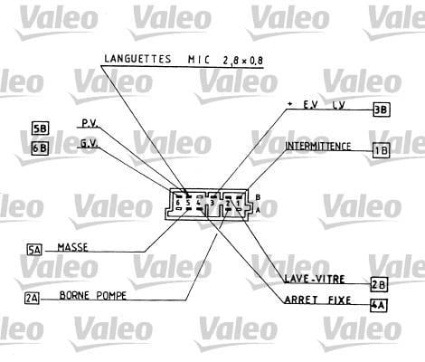 Comutador, coluna de direcção VALEO ref. 251269