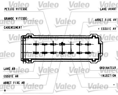 Commodo, colonne de direction VALEO 251442