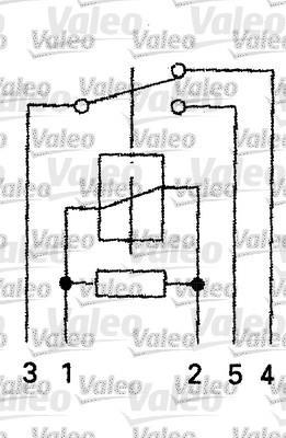 Relais, courant de travail VALEO ref. 643824