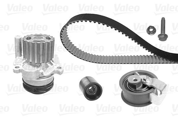 Pompe à eau + kit de courroie de distribution (Kit courroie de distribution) VALEO 614562