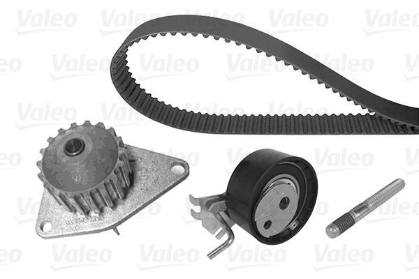 Bomba de agua + kit correa distribución VALEO ref. 614566