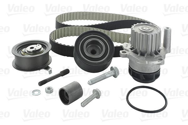 Bomba de agua + kit correa distribución VALEO ref. 614619