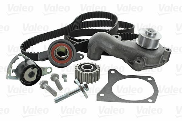 Pompe à eau + kit de courroie de distribution (Kit courroie de distribution) VALEO ref. 614651