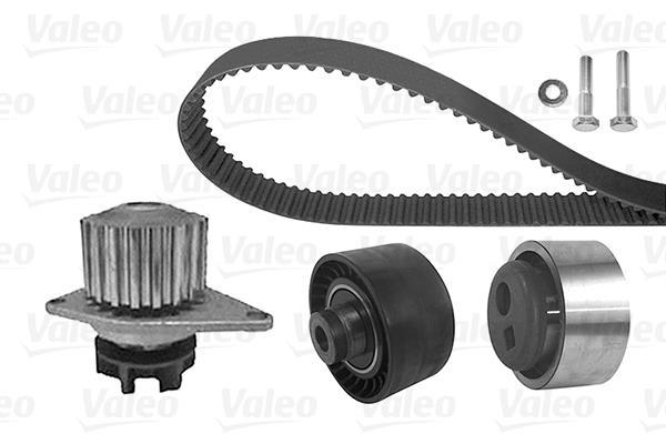Bomba de agua + kit correa distribución VALEO ref. 614680