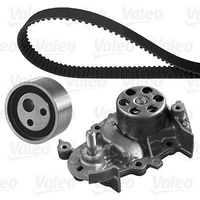 Pompe à eau + kit de courroie de distribution (Kit courroie de distribution) VALEO 614703