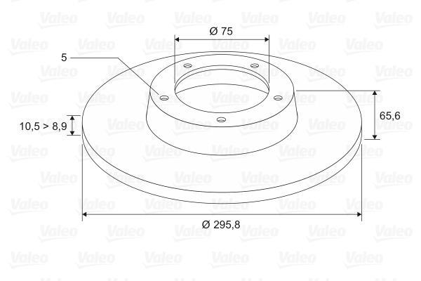 Disques de frein VALEO 197344
