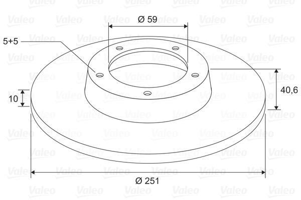 Disques de frein VALEO 197732