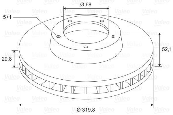 Disques de frein VALEO 197824