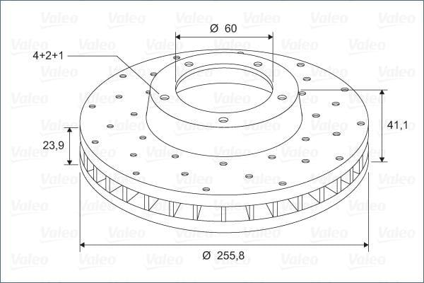 Disques de frein VALEO 886592