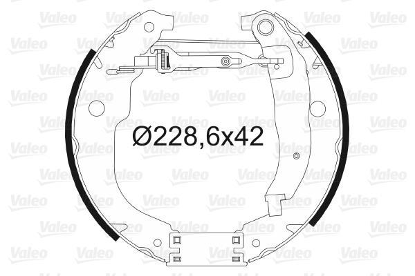 Kit de freins à tambours (Kit de frein arrière) VALEO 554861
