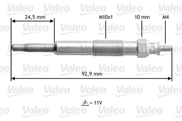 Bougie de préchauffage VALEO ref. 345106